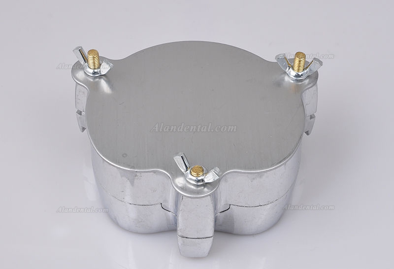 2Pcs Dental Aluminium Denture Flask Compressor Parts dental Lab Equipment